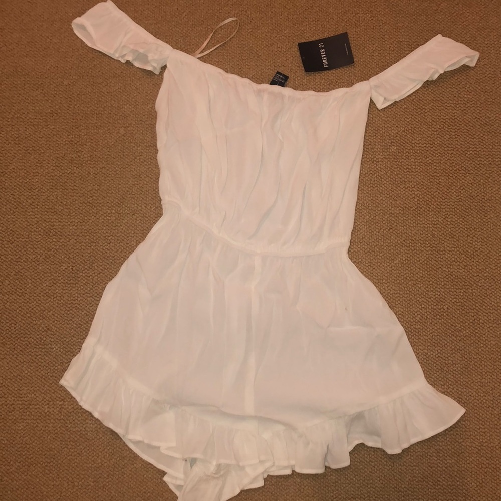 off the shoulder romper